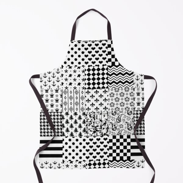 Item preview, White and Black Mixed Pattern Design designed and sold by PatternTitan.