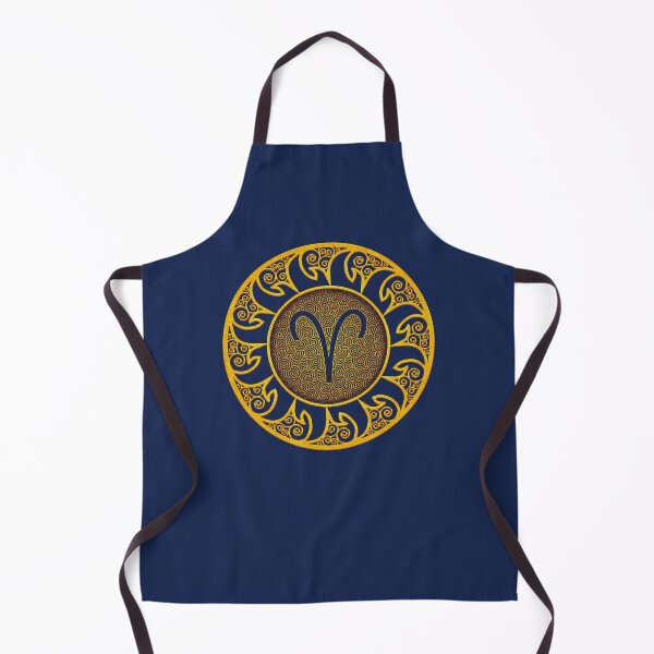 Item preview, Zodiac Gold Medallion - Aries designed and sold by ifourdezign.