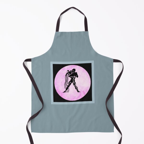 Item preview, Aquarius Zodiac Sign - watercolor and ink designed and sold by Annie Mason Art.