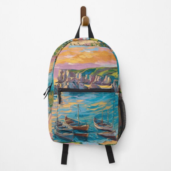 Item preview, Vibrant Coastal French Landscape: Brittany, France | Impressionist Painting designed and sold by CARRAANN.