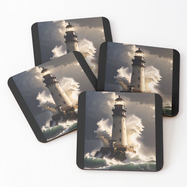 Item preview, The lighthouse in the storm designed and sold by DesignFrabu.