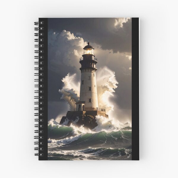 Item preview, The lighthouse in the storm designed and sold by DesignFrabu.