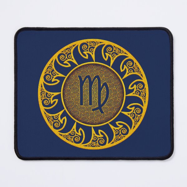 Item preview, Zodiac Gold Medallion - Virgo designed and sold by ifourdezign.