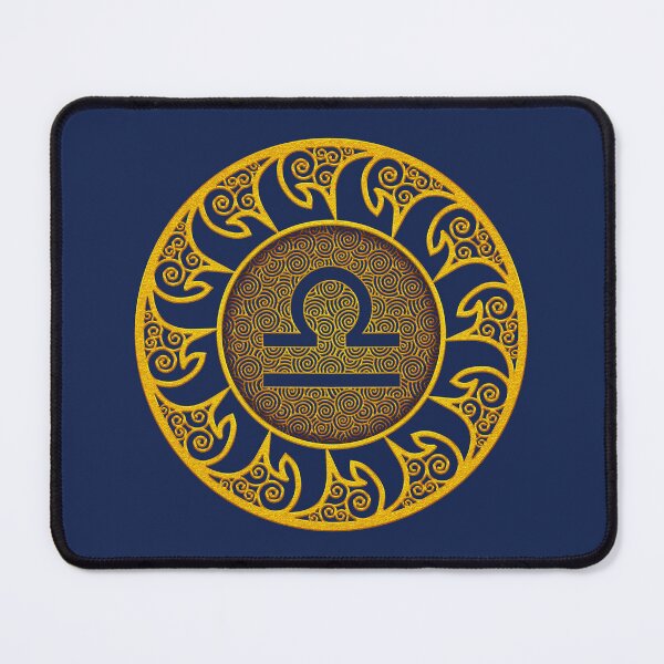 Item preview, Zodiac Gold Medallion - Libra designed and sold by ifourdezign.