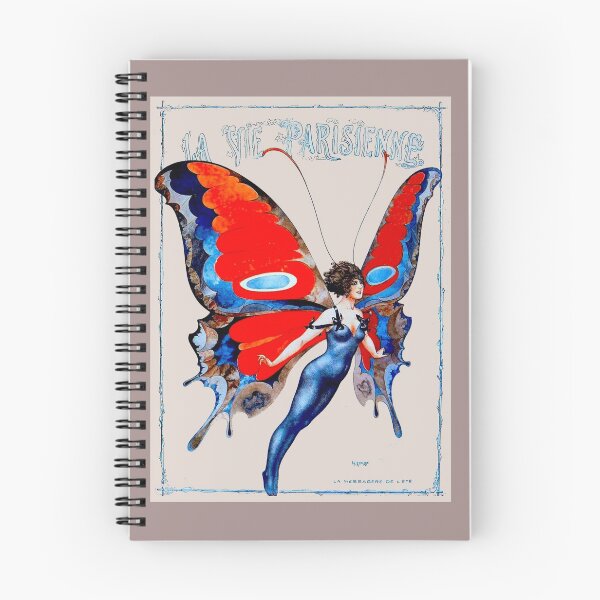 Item preview, LA VIE PARISIENNE : Vintage Butterfly Girl Print designed and sold by posterbobs.