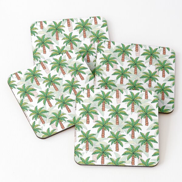 Item preview, Palm Trees Pattern Design - White designed and sold by PatternTitan.