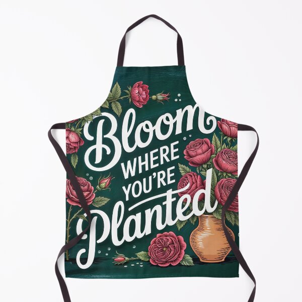 Item preview, Bloom Where You're Planted - Red Roses Design designed and sold by ForeverPrintsOK.
