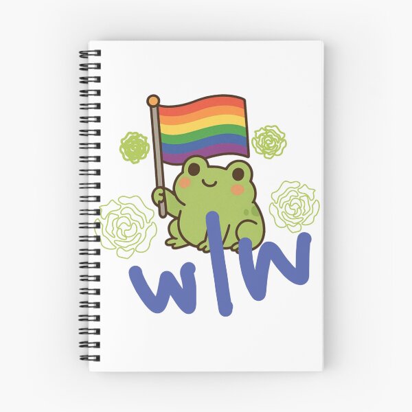 Item preview, the Frog wlw – Proud with Pride Flag designed and sold by No Talk Studio .