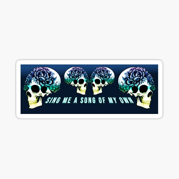Item preview, Dead head skulls Sing me a Song designed and sold by AuroraXGreen.