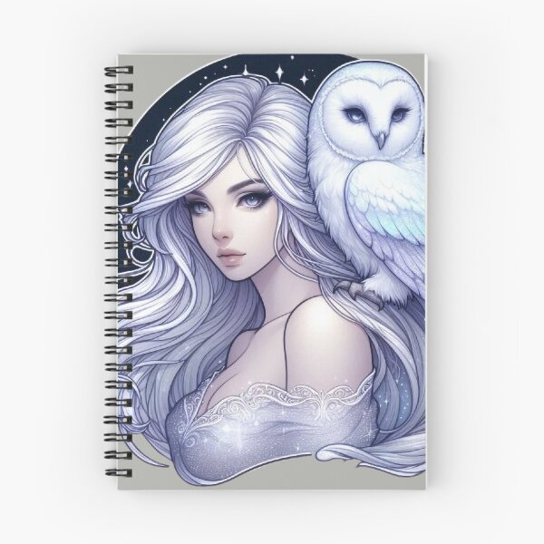 Item preview, Mystic White Owl Totem – Lunar Feminine Connection designed and sold by Roberta Calabrese.