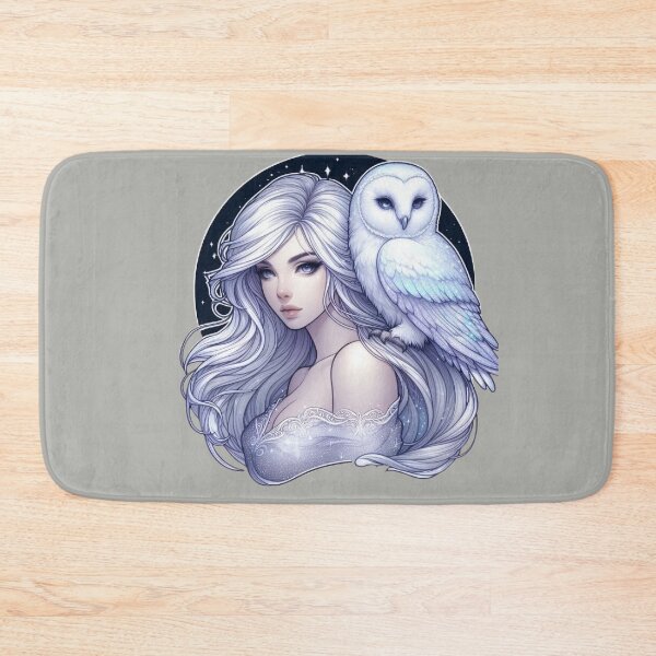 Item preview, Mystic White Owl Totem – Lunar Feminine Connection designed and sold by Roberta Calabrese.