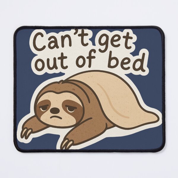 Item preview, Lazy Sloth Under Blanket designed and sold by Graphiqe.