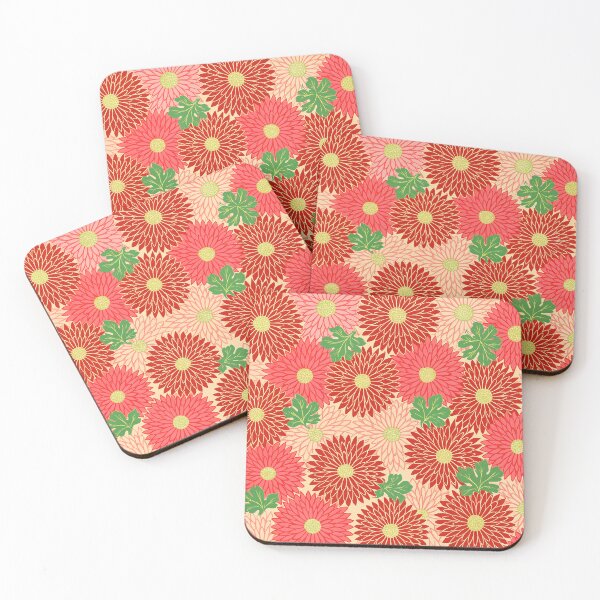 Item preview, RESTORED Blad met patroon van chrysanten designed and sold by The boys.