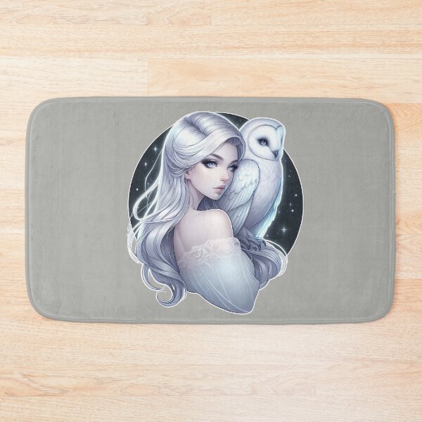 Item preview, Mystic White Owl Totem – Lunar Feminine Connection designed and sold by Roberta Calabrese.