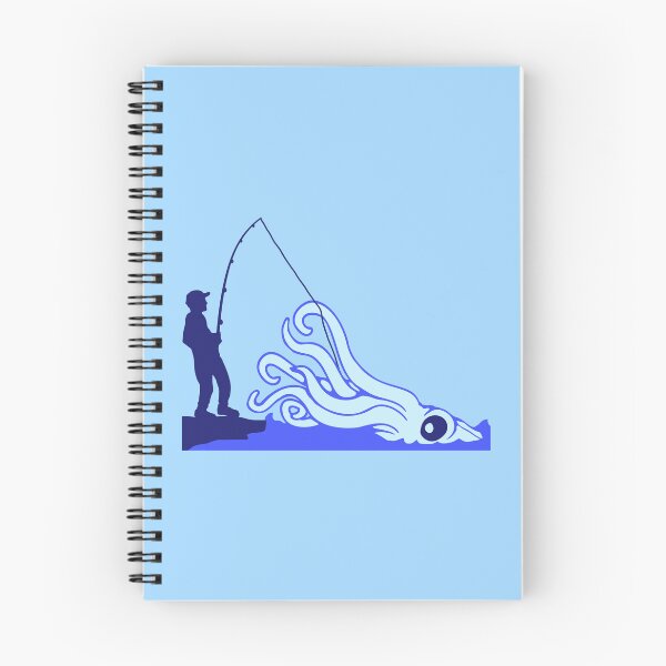 Item preview, Octopus catch fisher out of water fishing tentacle sea monster designed and sold by shirt-o-mat.