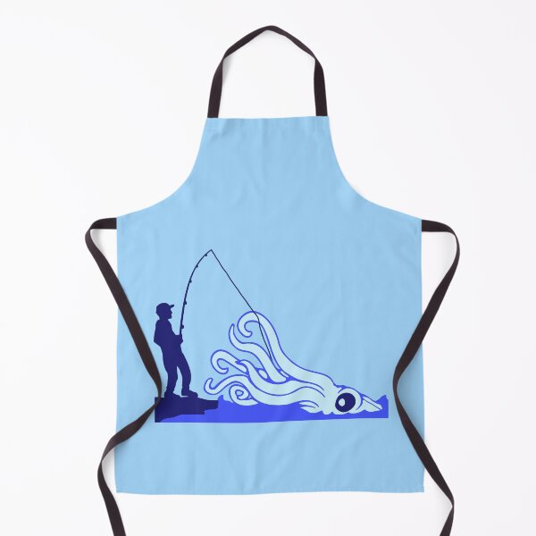 Item preview, Octopus catch fisher out of water fishing tentacle sea monster designed and sold by shirt-o-mat.