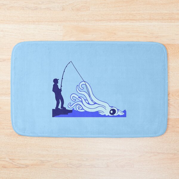 Item preview, Octopus catch fisher out of water fishing tentacle sea monster designed and sold by shirt-o-mat.