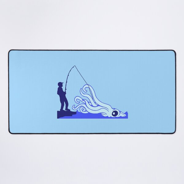 Item preview, Octopus catch fisher out of water fishing tentacle sea monster designed and sold by shirt-o-mat.