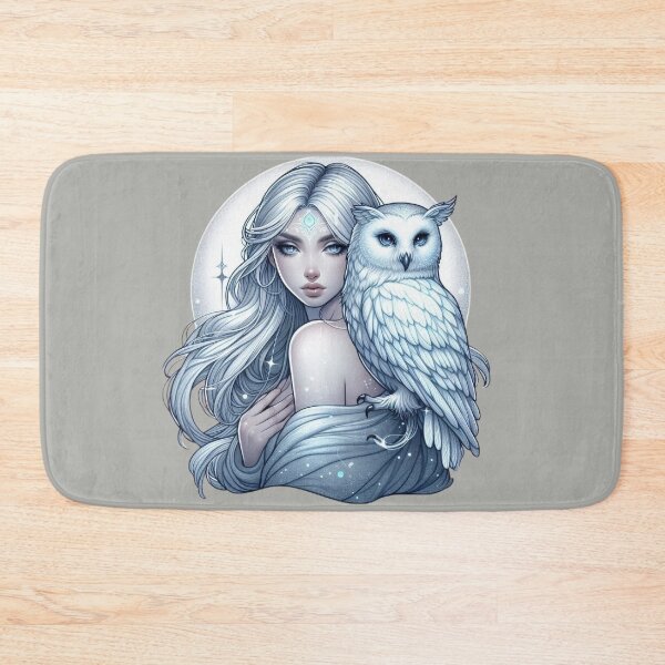 Item preview, Mystic White Owl Totem – Lunar Feminine Connection designed and sold by Roberta Calabrese.