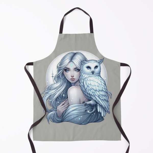 Item preview, Mystic White Owl Totem – Lunar Feminine Connection designed and sold by Roberta Calabrese.
