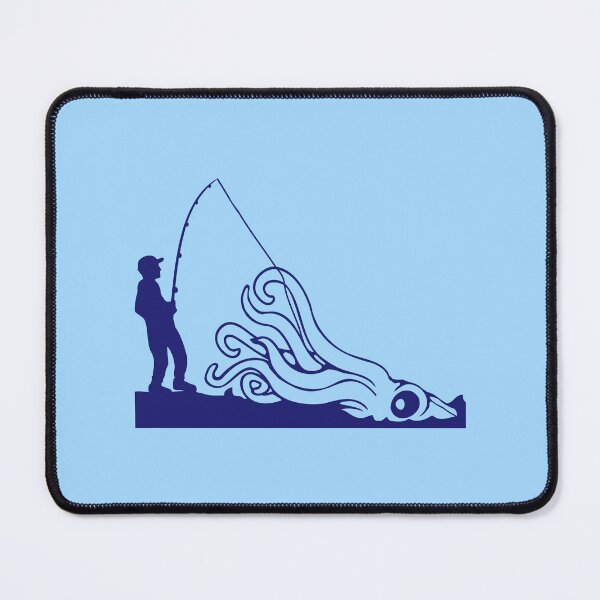 Item preview, Octopus catch fisher out of water fishing tentacle sea monster designed and sold by shirt-o-mat.