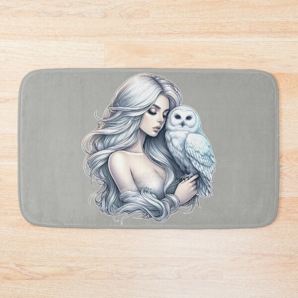 Item preview, Mystic White Owl Totem – Lunar Feminine Connection designed and sold by Roberta Calabrese.