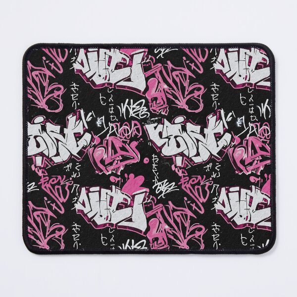 Item preview, Black Background Graffiti Artist Tags Pattern designed and sold by JohnnyVillas.