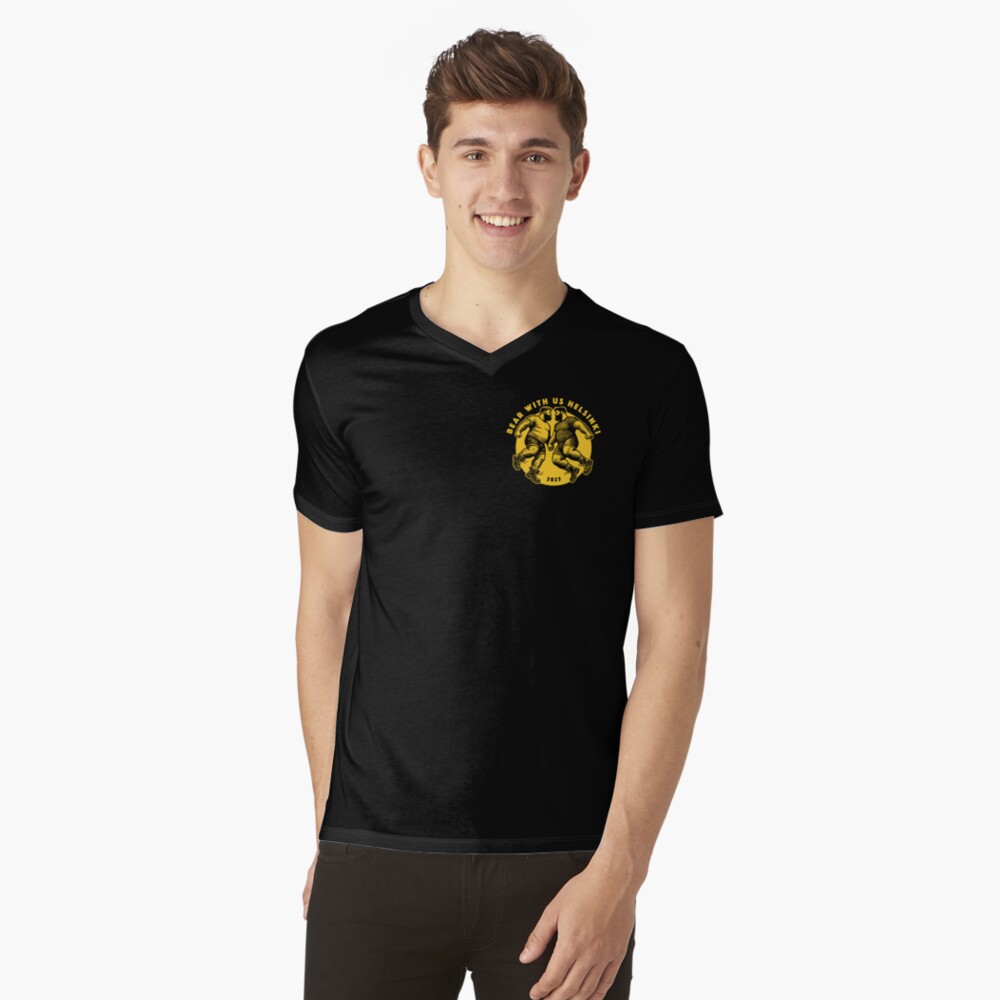Item preview, V-Neck T-Shirt designed and sold by BWUHelsinki.