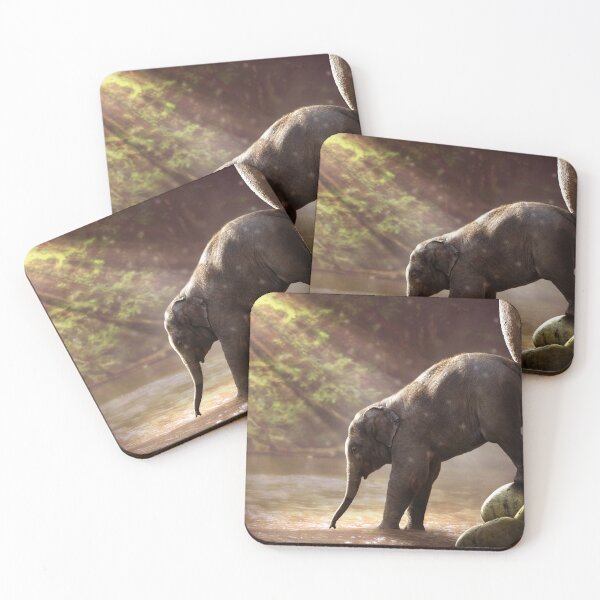 Item preview, Cute Baby Elephant designed and sold by Madcatsanddogs.