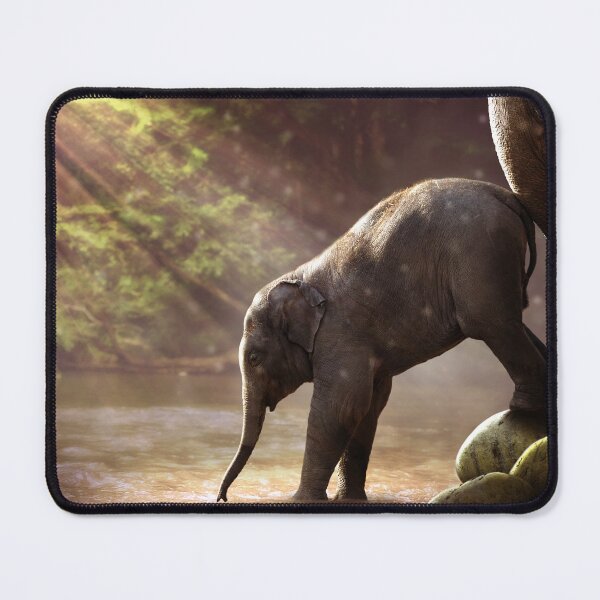 Item preview, Cute Baby Elephant designed and sold by Madcatsanddogs.