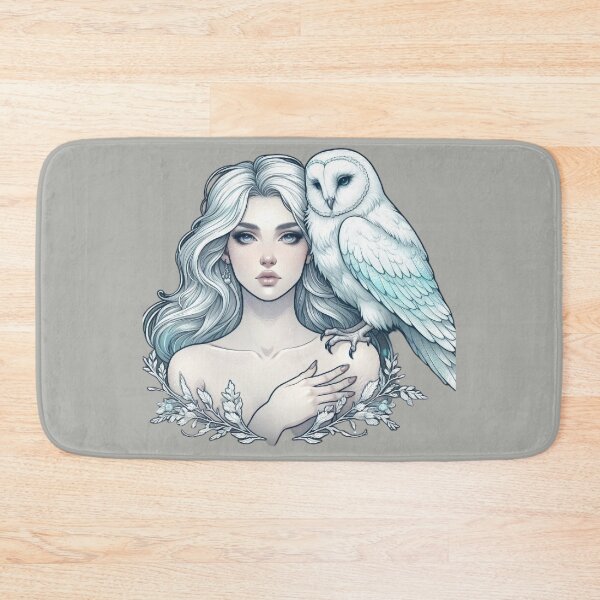 Item preview, Mystic White Owl Totem – Lunar Feminine Connection designed and sold by Roberta Calabrese.