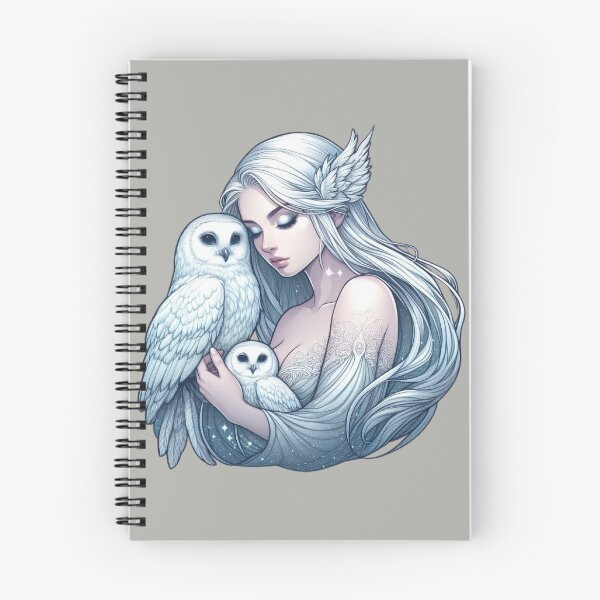 Item preview, Mystic White Owl Totem – Lunar Feminine Connection designed and sold by Roberta Calabrese.