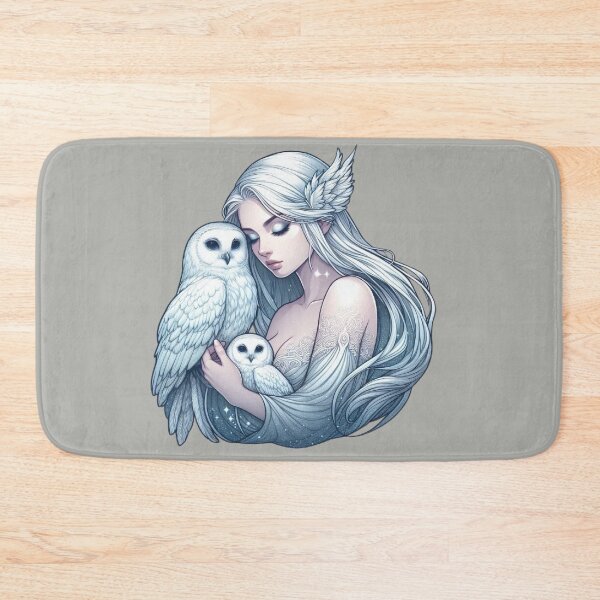 Item preview, Mystic White Owl Totem – Lunar Feminine Connection designed and sold by Roberta Calabrese.