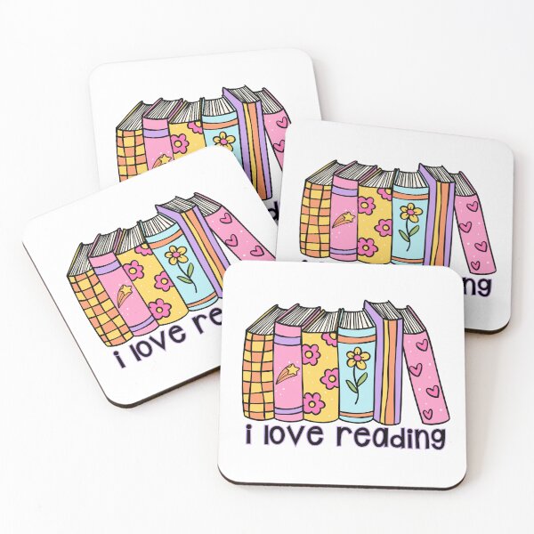 Item preview, i love reading bookstack designed and sold by Sarah Swiftie.