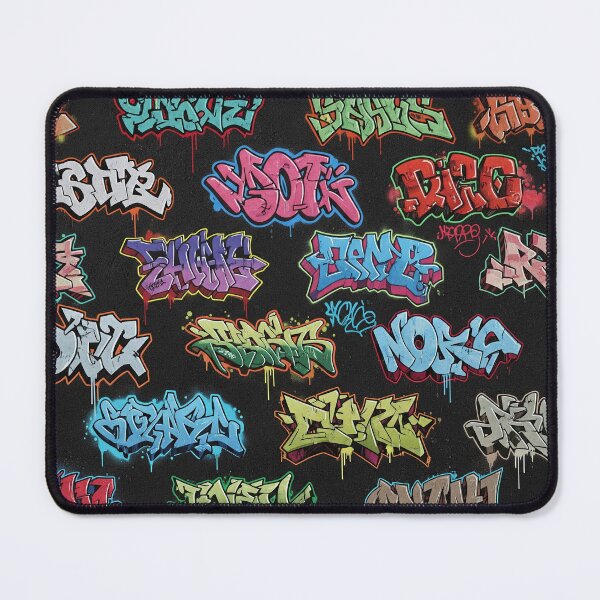 Item preview, Vivid 3D Graffiti Tags Pattern designed and sold by JohnnyVillas.