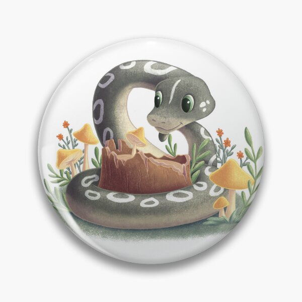 Item preview, Snake with mushrooms designed and sold by tigerda.