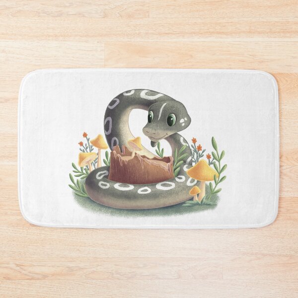 Item preview, Snake with mushrooms designed and sold by tigerda.