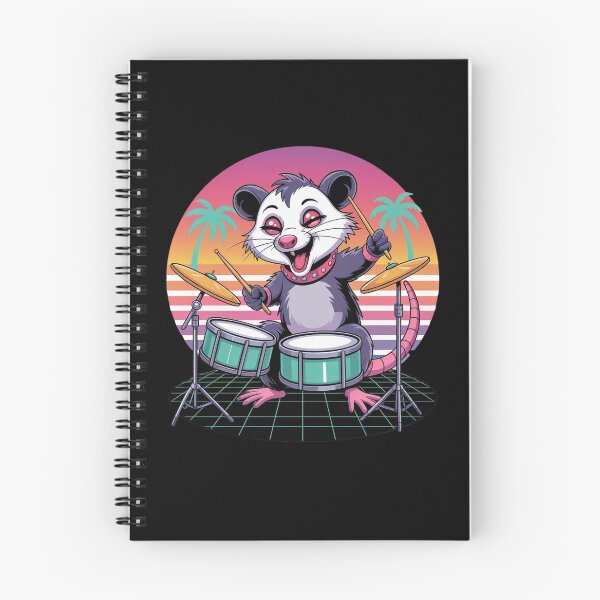 Item preview, Opossum Playing the Drums designed and sold by WikaKowalczyk.