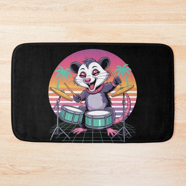 Item preview, Opossum Playing the Drums designed and sold by WikaKowalczyk.