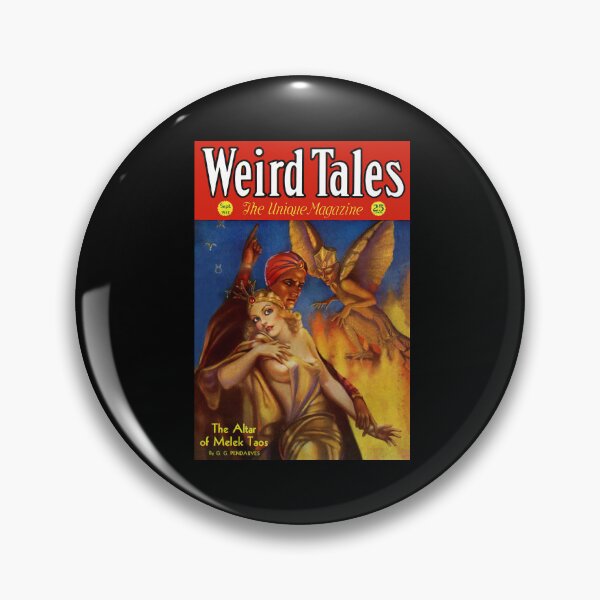 Item preview,  Vintage Weird Tales Magazine  the altar of melek taos designed and sold by TeeARTHY.