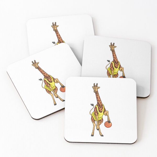 Item preview, Giraffe Basketball player Basketball designed and sold by Snabdesign84.