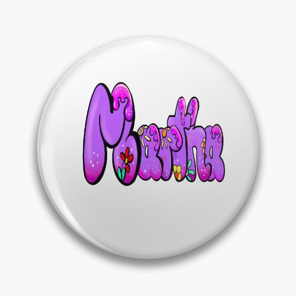 Item preview, Martha - popular girls first name in white. Top 100 Personalized personalised customised name Martha  designed and sold by Artonmytee.
