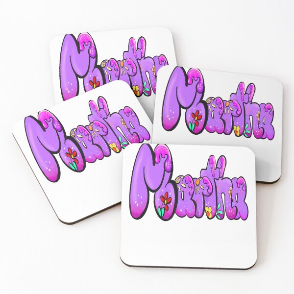 Item preview, Martha - popular girls first name in white. Top 100 Personalized personalised customised name Martha  designed and sold by Artonmytee.
