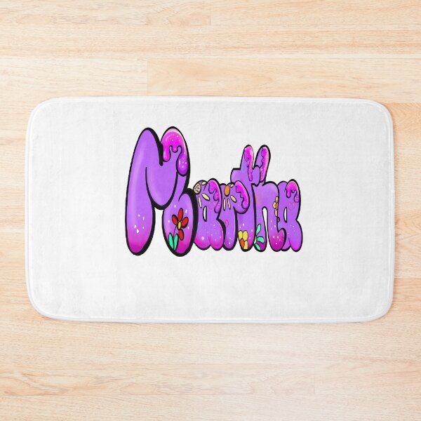 Item preview, Martha - popular girls first name in white. Top 100 Personalized personalised customised name Martha  designed and sold by Artonmytee.