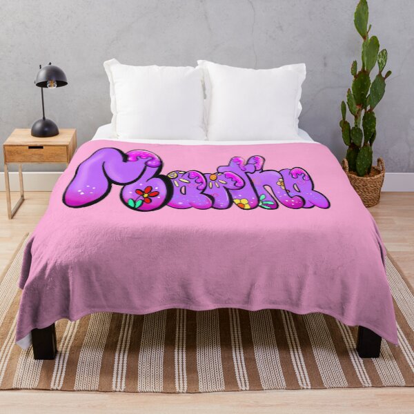 Item preview, Martha - popular girls first name in white. Top 100 Personalized personalised customised name Martha  designed and sold by Artonmytee.