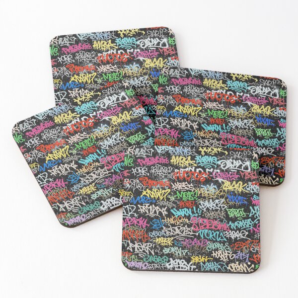 Item preview, Graffiti Tags Mural: Color Explosion designed and sold by JohnnyVillas.