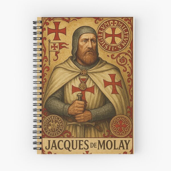 Item preview, Templar Grand Master  Jacques De Molay designed and sold by historyandmore.