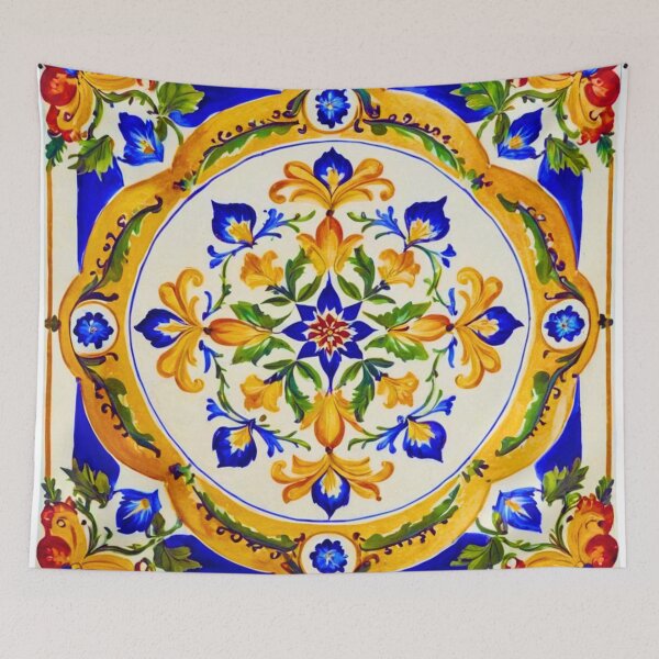Item preview, Italian Floral Majolica designed and sold by Kiki-Hes.