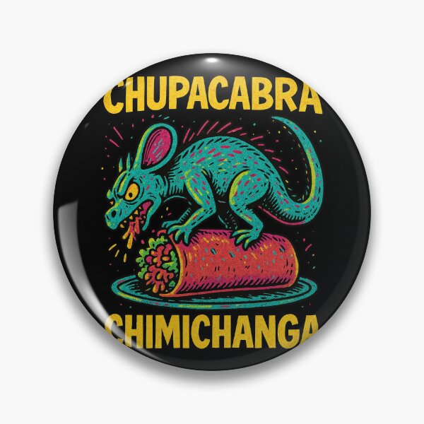 Item preview, Chupacabra Chimichanga – Funny Cryptid Mexican Food Mashup Design	 designed and sold by Victor Shadehorn.