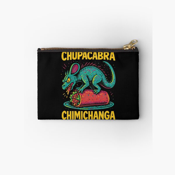 Item preview, Chupacabra Chimichanga – Funny Cryptid Mexican Food Mashup Design	 designed and sold by Victor Shadehorn.
